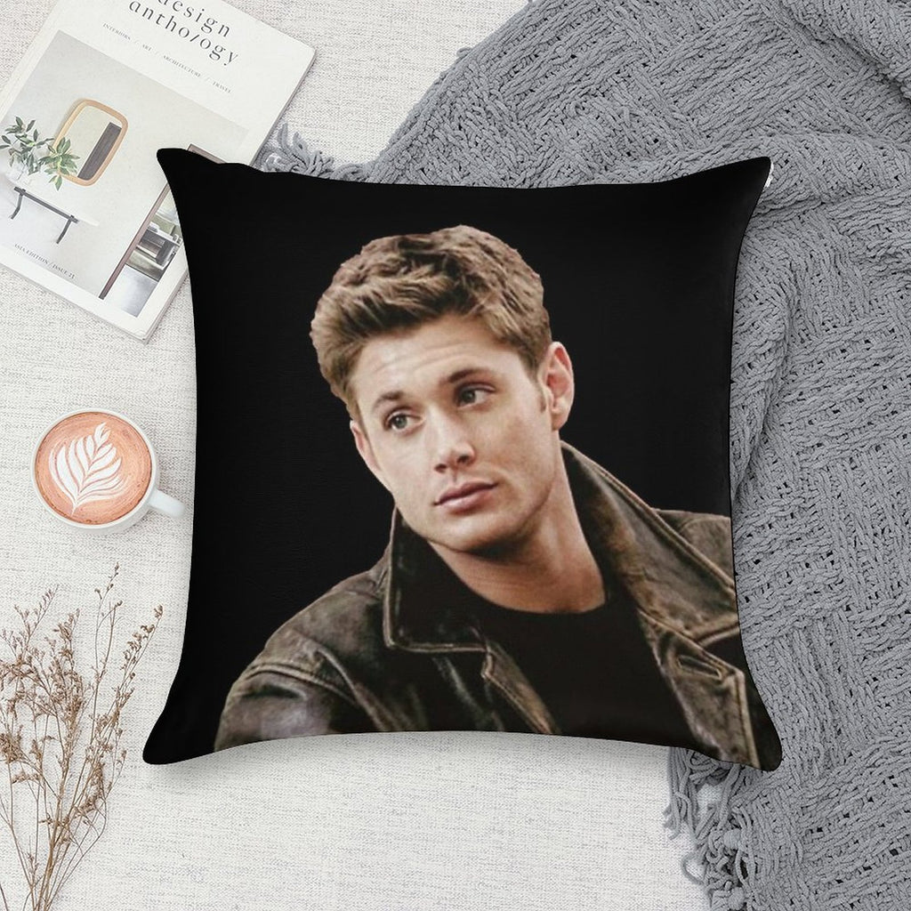 Dean Winchester Supernatural Soft Durable Construction Throw Pillow