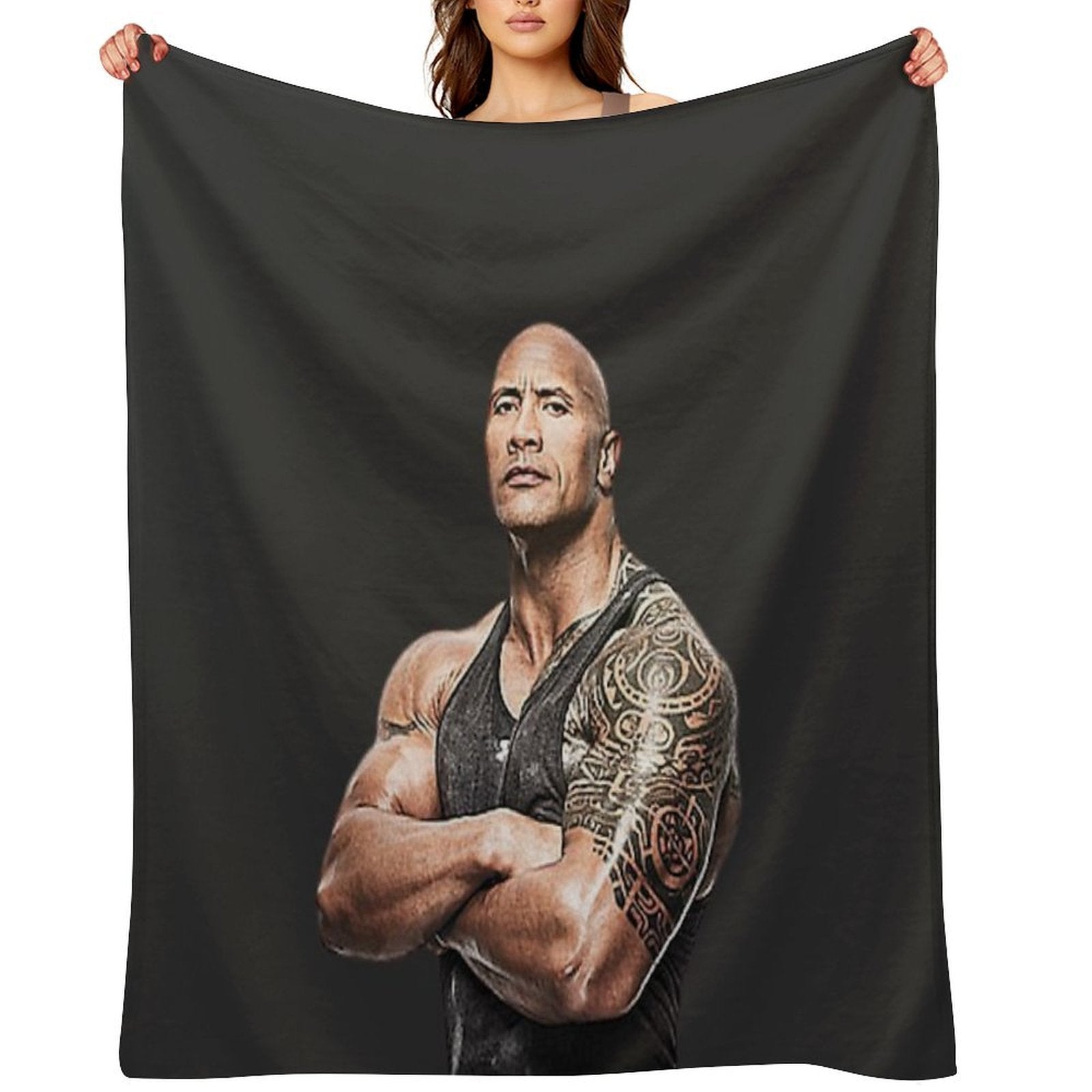 CAN YOU SMELL WHAT THE ROCK IS COOKING Anti-pilling Throw Blanket