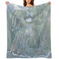 Loon Mountain Resort Trail Map Velvety-soft Throw Blanket