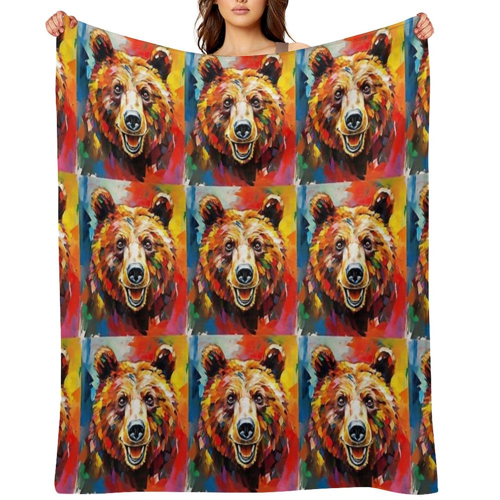 Bear Compact Throw Blanket