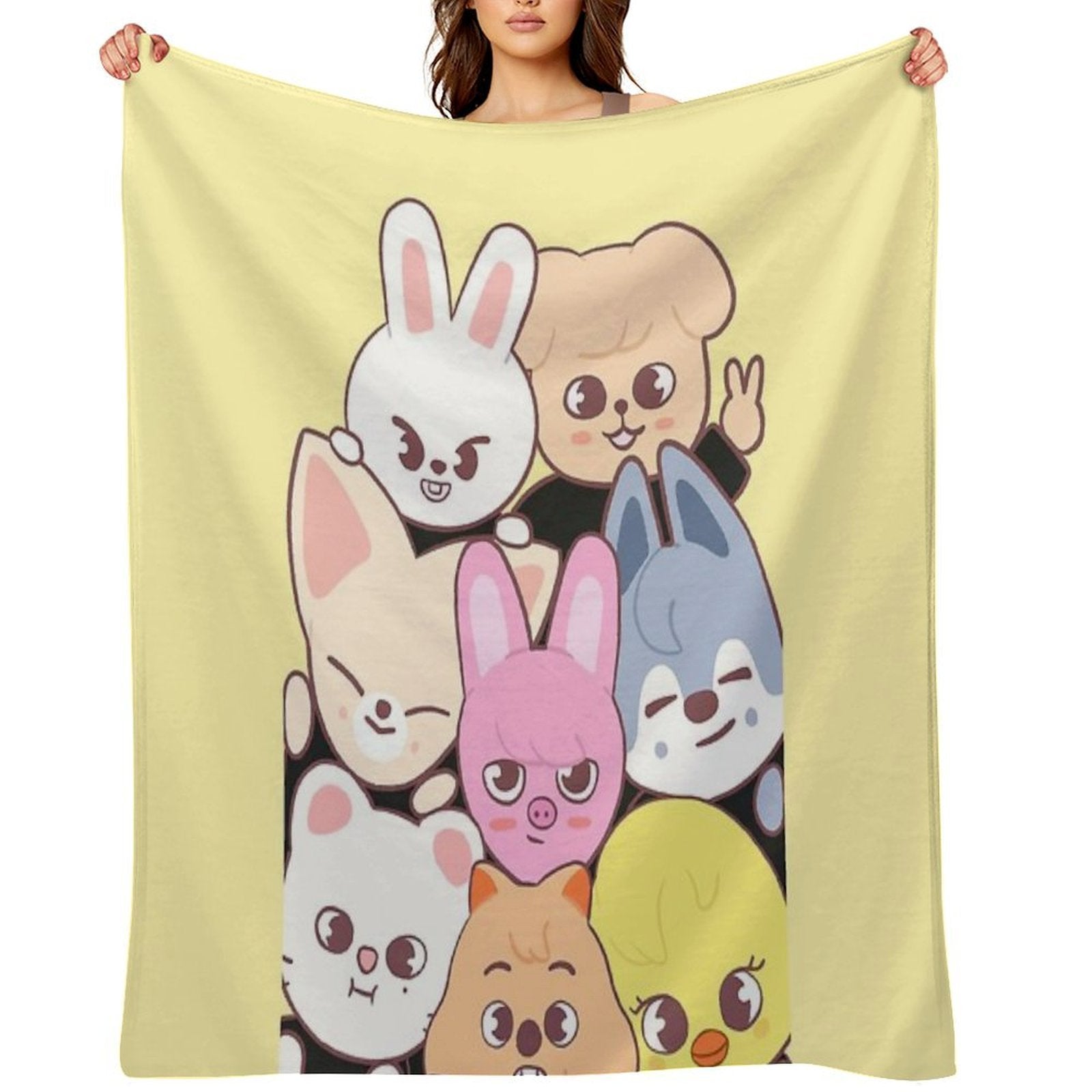 Stray Kids - Skzoo Versatility Throw Blanket