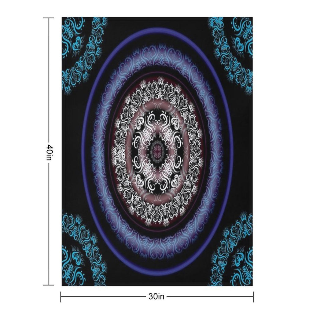 Dark Pulse Eco-conscious Throw Blanket