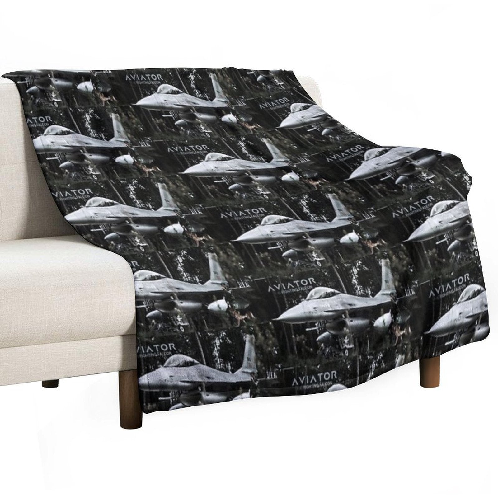 F-16 Fighting Falcon Comfort Throw Blanket
