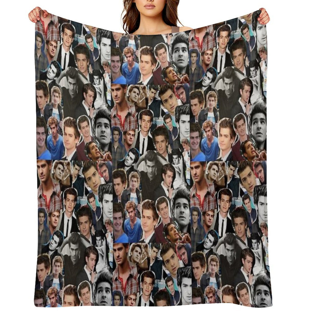 Andrew Garfield Fan Art Compact Throw Blanket