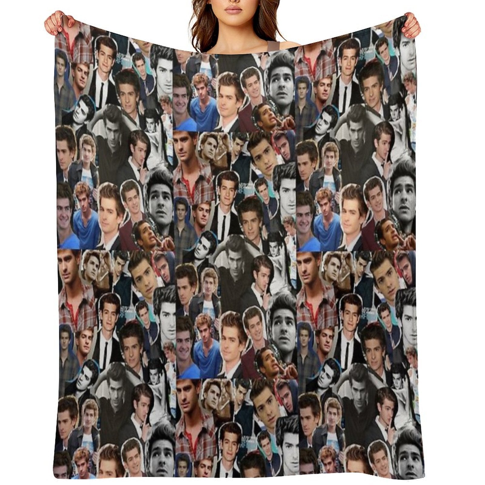 Andrew Garfield Fan Art Compact Throw Blanket