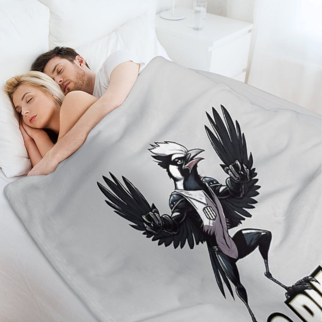 Collingwood Go Pies! Magpies Gift-ready Throw Blanket
