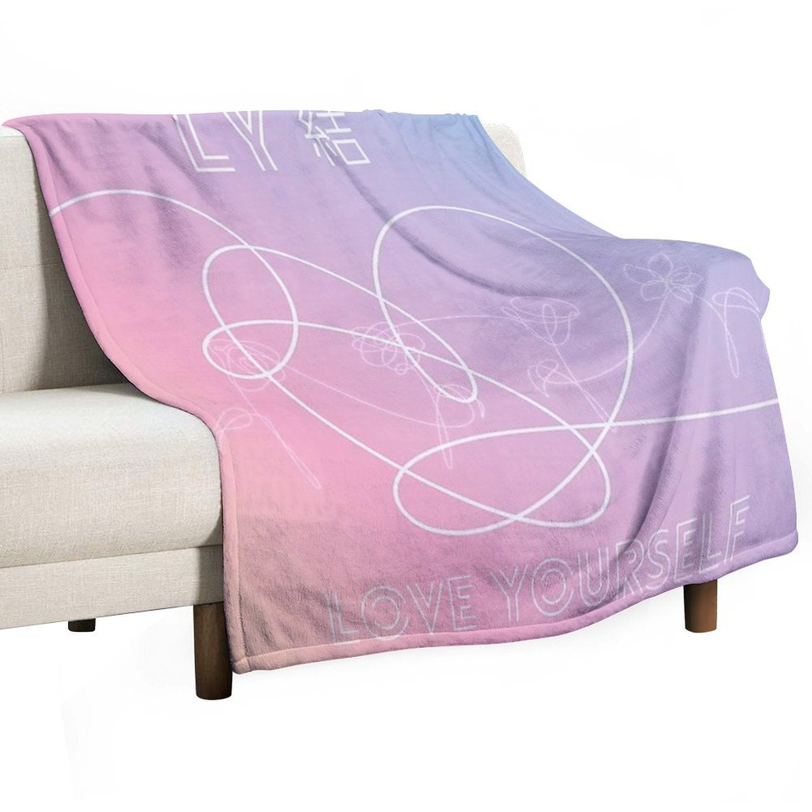 BTS LOVE YOURSELF Comfort Throw Blanket