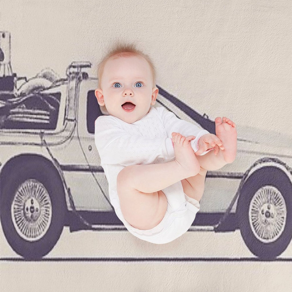 Delorean Multi-functional Throw Blanket