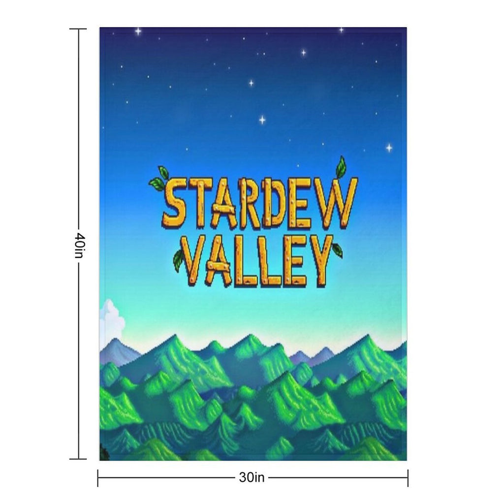 Stardew Valley Title Durable Throw Blanket