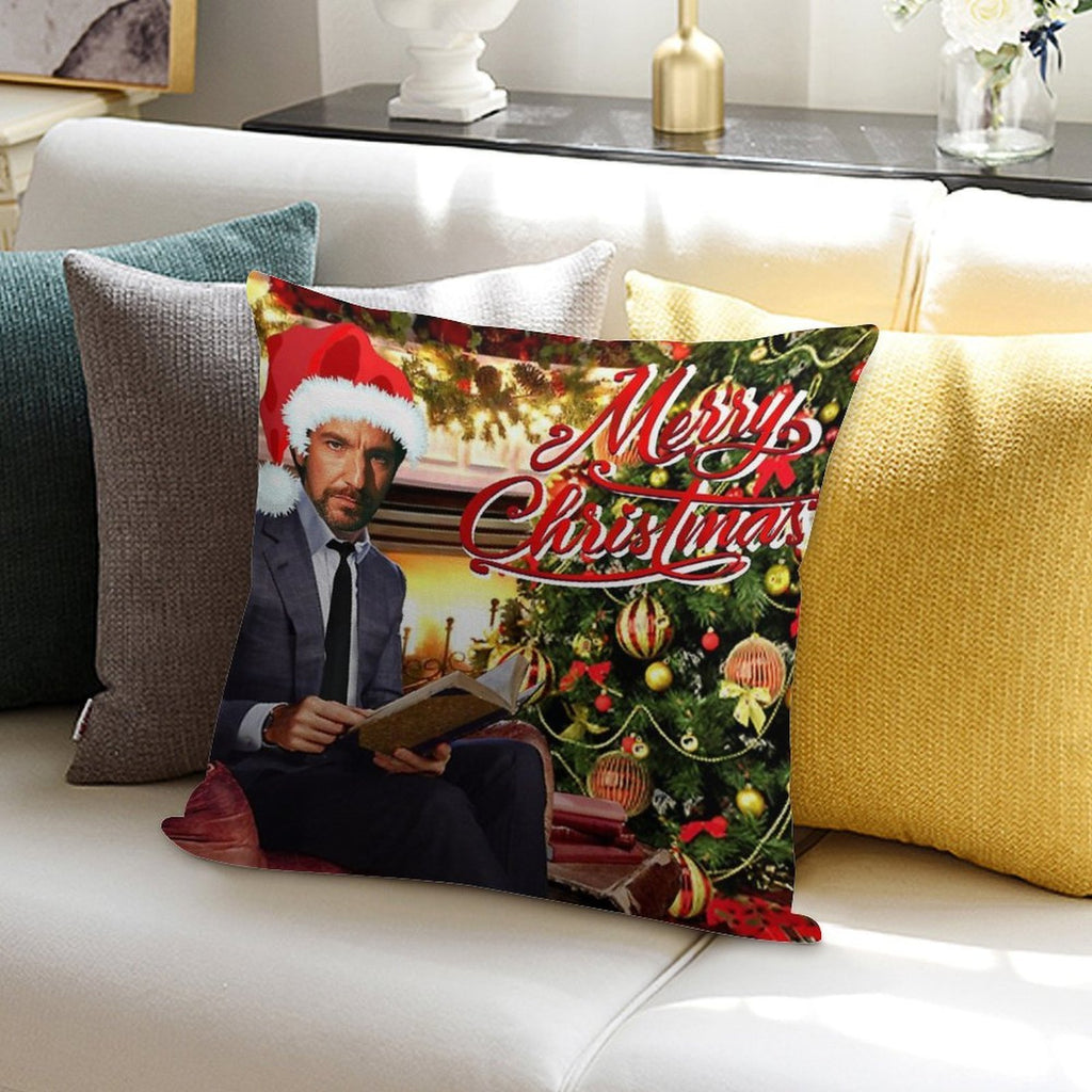 Die Hard Hans Gruber Merry Christmas Soft Bedroom Essential Throw Pillow