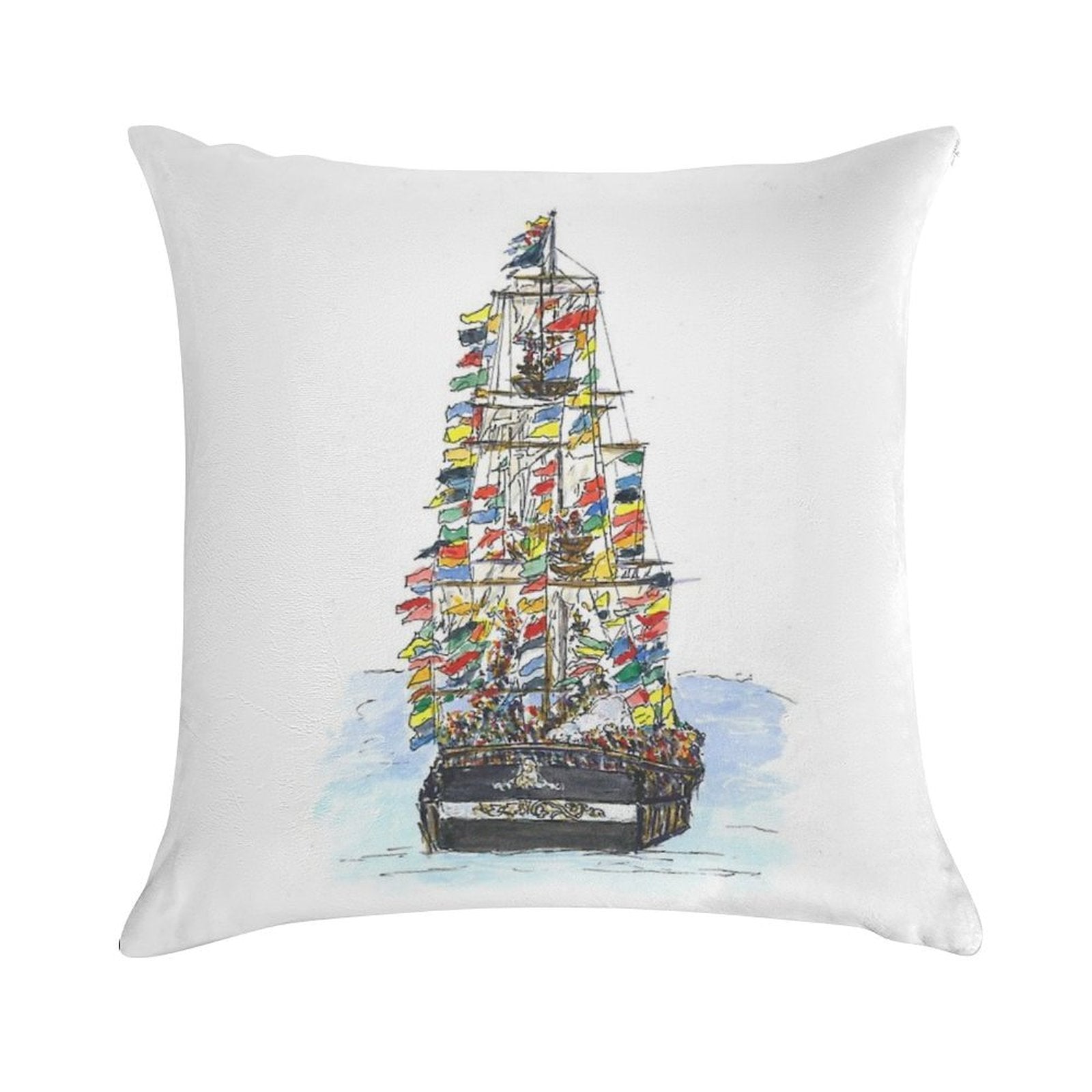 Gasparilla Pirate Festival, Tampa Soft Gift Ready Throw Pillow