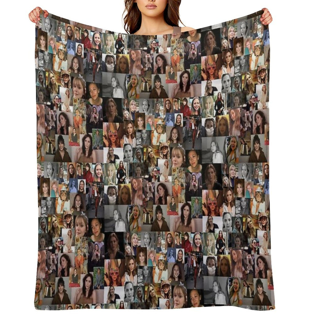 Elizabeth Olsen Easy Care Throw Blanket