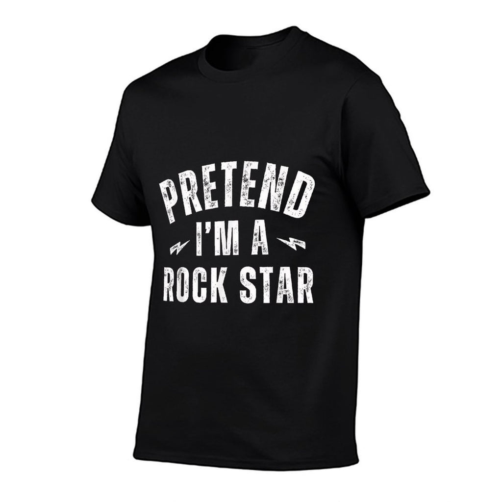 Funny Lazy Costume Last Minute Pretend Im A Rock Star  Soft T-Shirt