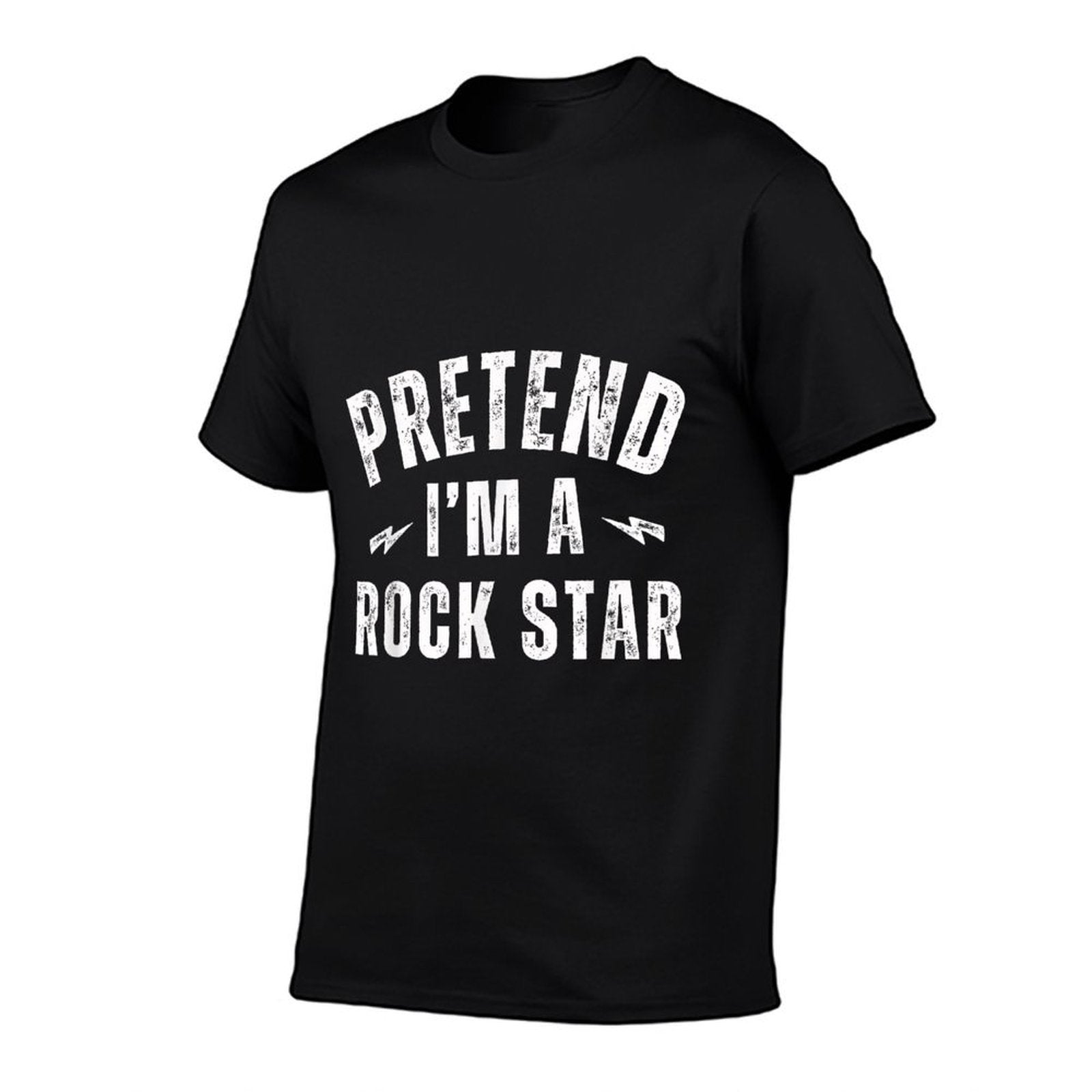Funny Lazy Costume Last Minute Pretend Im A Rock Star  Soft T-Shirt