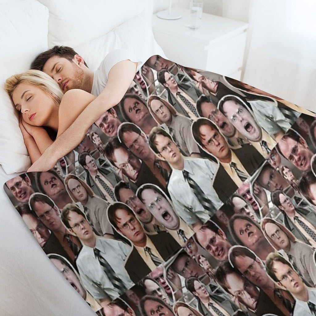 Dwight Schrute - The Office Plush Throw Blanket