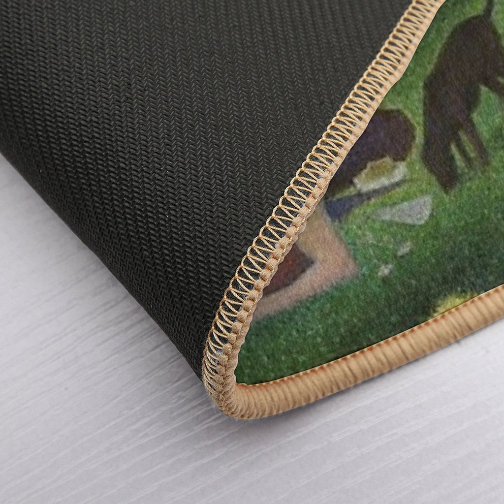 A Sunday on La Grande Jatte by Georges Seurat  Eco-Friendly Bath Mat