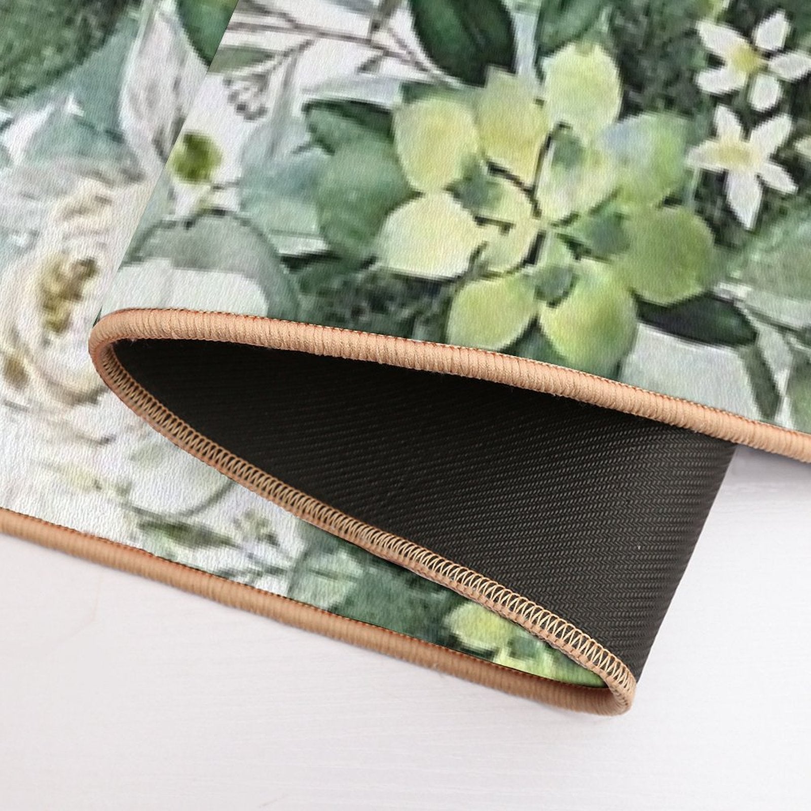 Foliage Burst  Easy To Clean Bath Mat