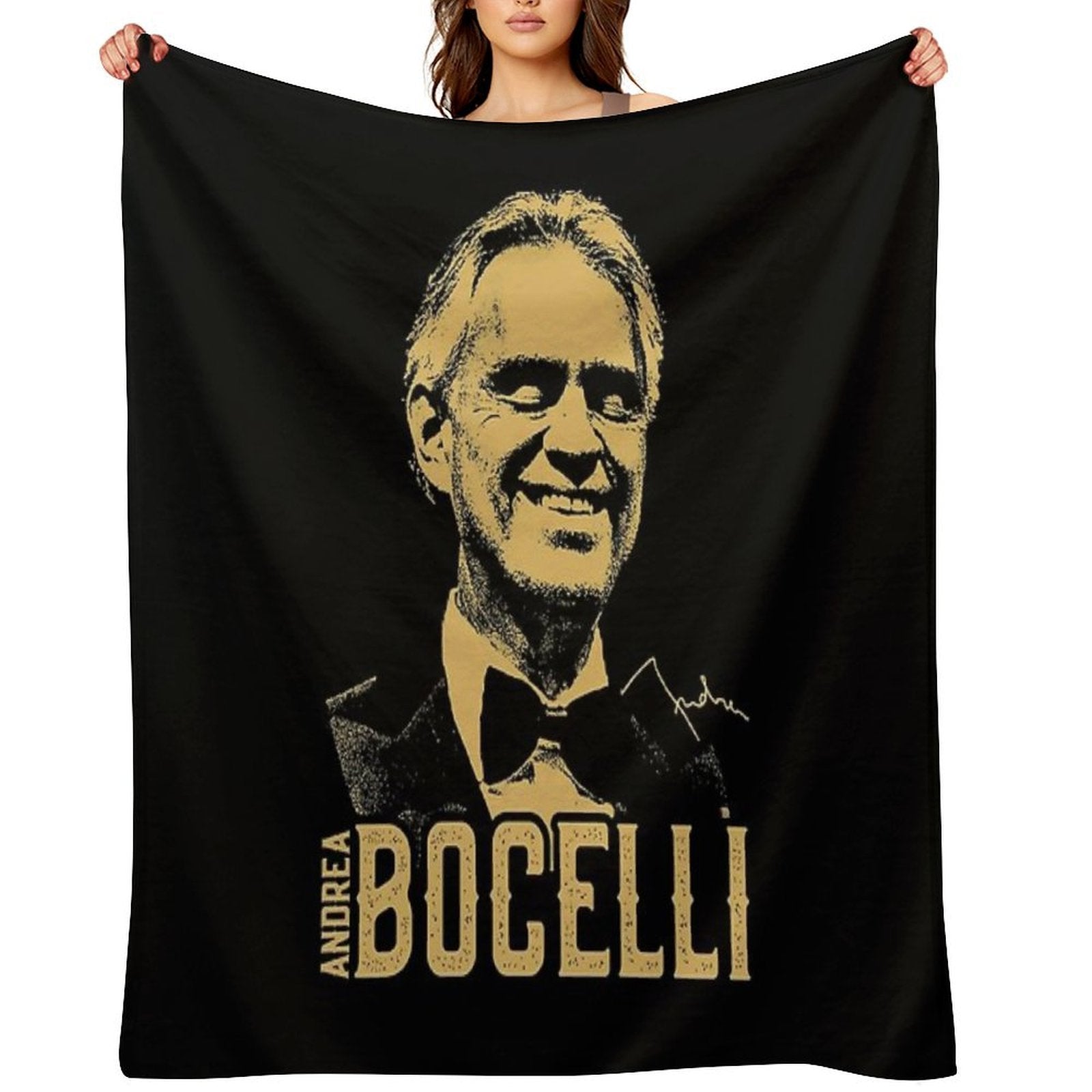 Bocelli Retro Vintage with Signature Durable Throw Blanket