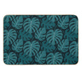 Dark Monstera  Pet-Safe Bath Mat
