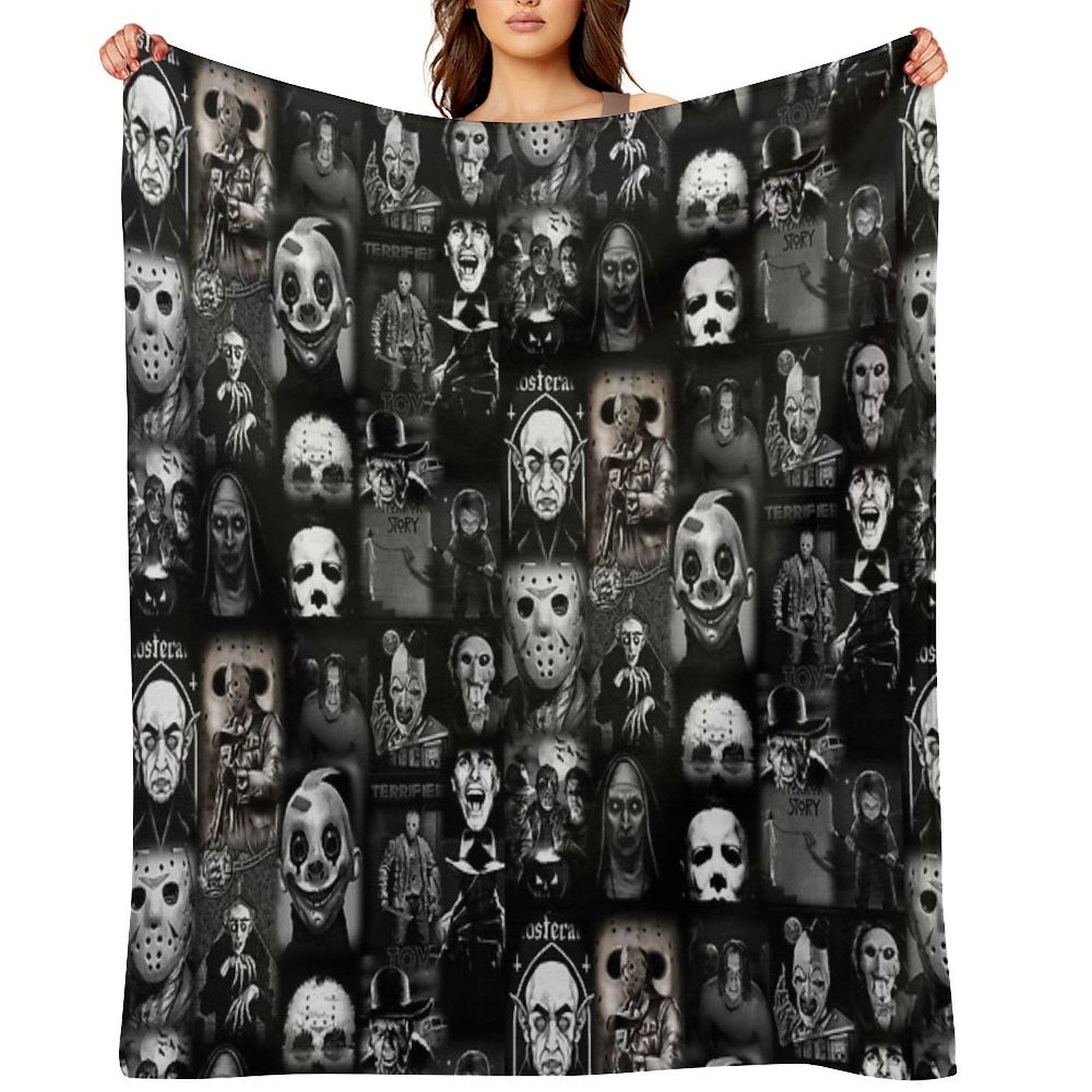 Horror Anti-pilling Throw Blanket