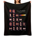 Hydrogen Wave Function – Quantum Mechanics Science Gift Shrink-resistant Throw Blanket