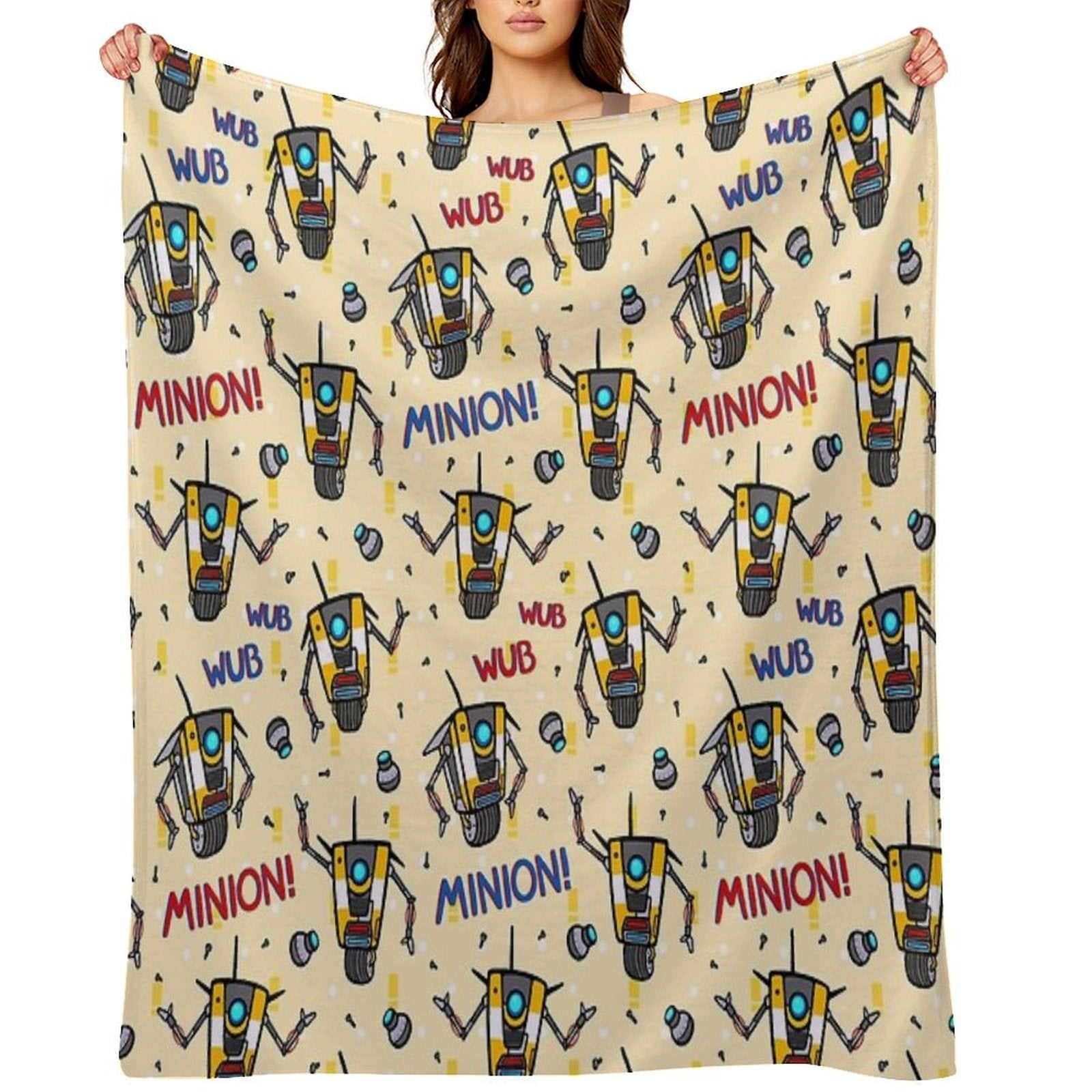 CL4P-TP Pattern Gift-ready Throw Blanket