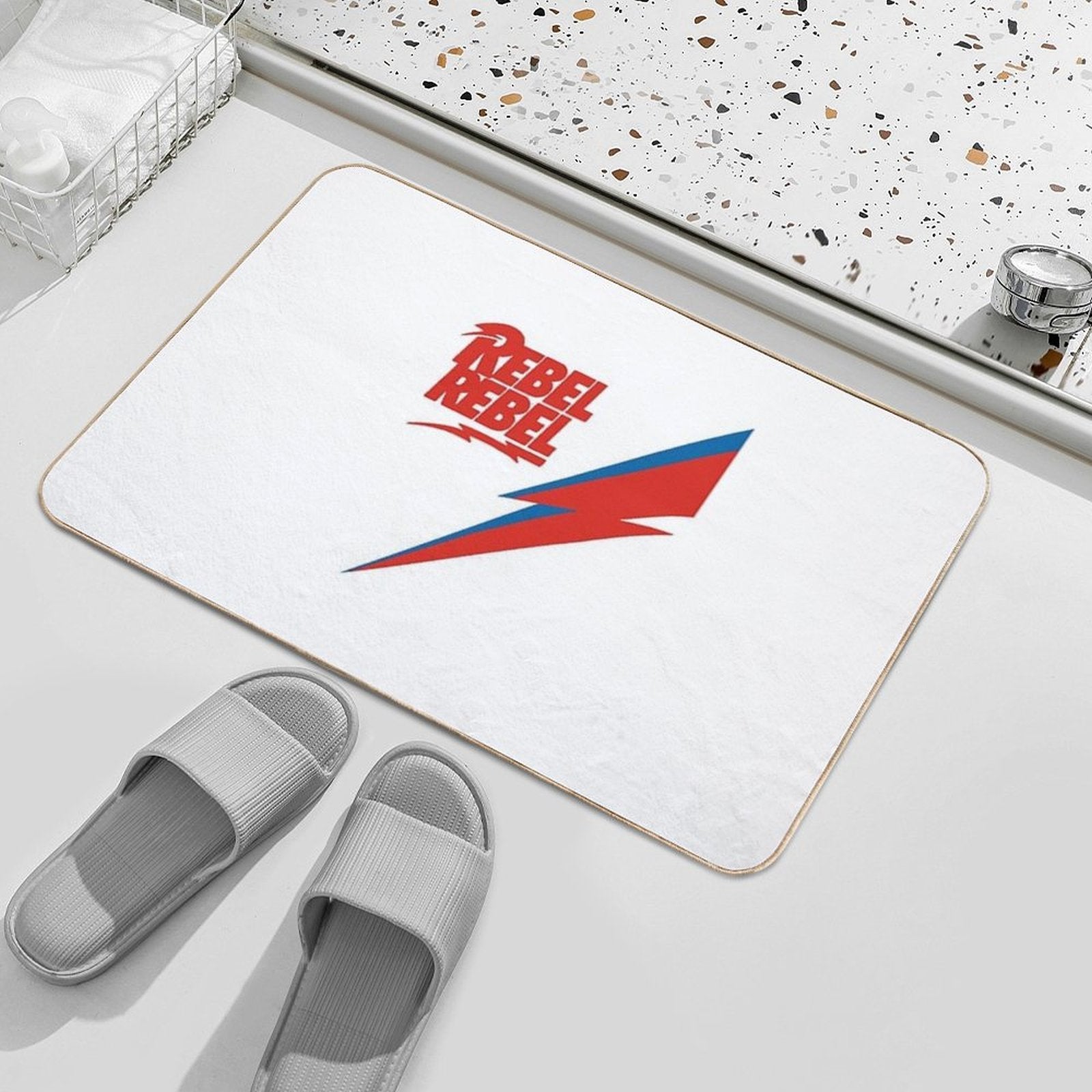 David Bowie Rebel Rebel  Odorless Bath Mat