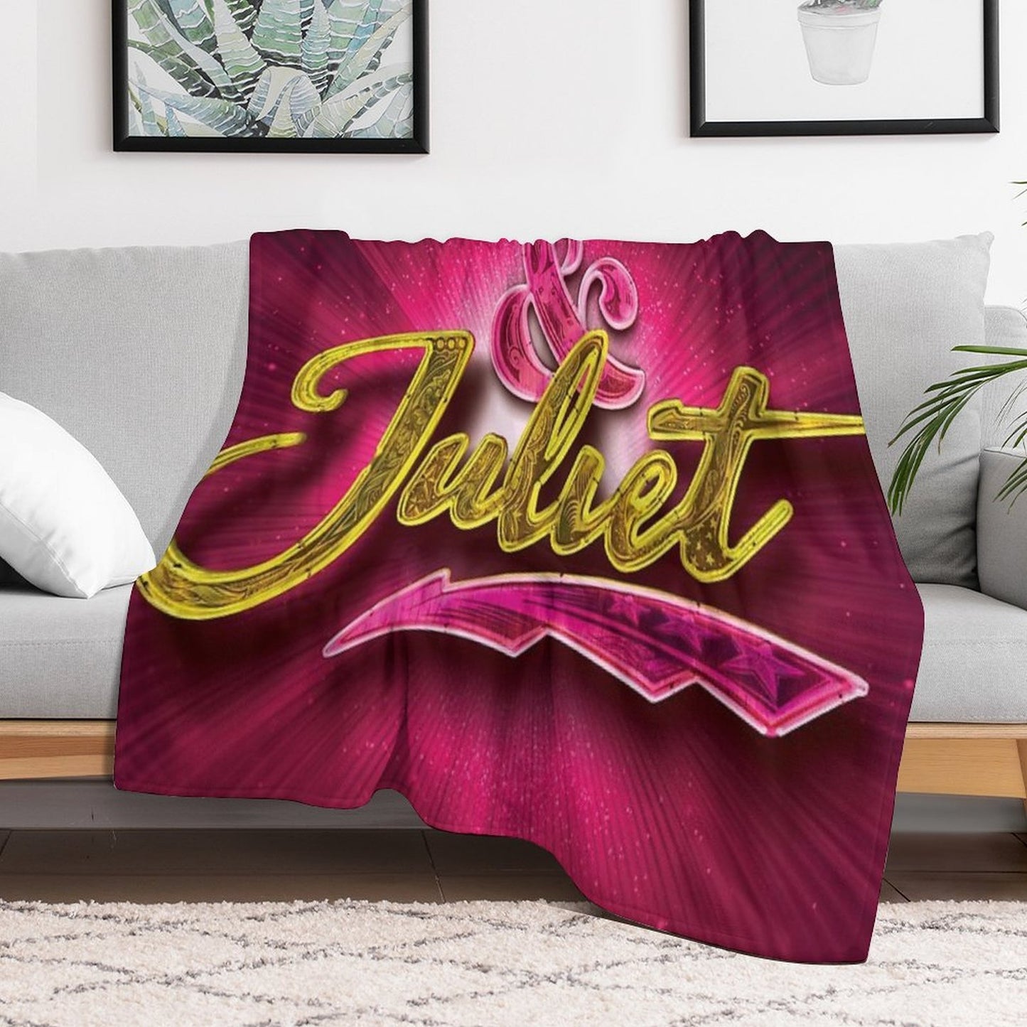 & Juliet Logo 2 Durable Throw Blanket