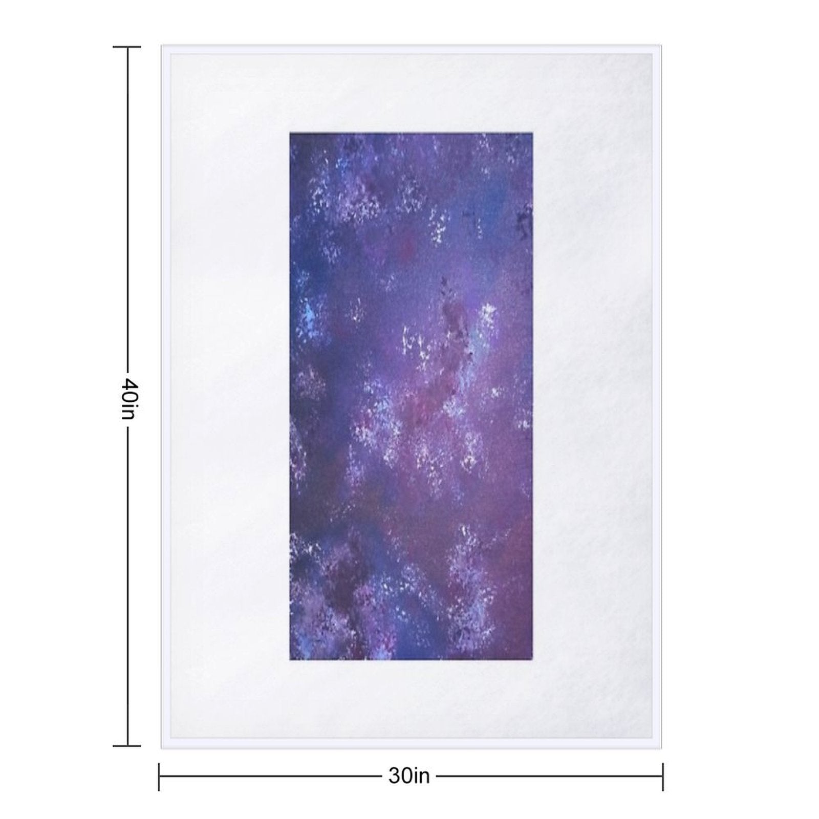 Another Take on Time And Space Velvety-soft Throw Blanket