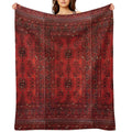 Antique Persian Rug Shrink-resistant Throw Blanket