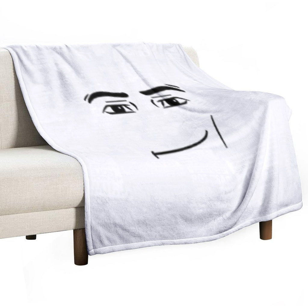 The Man Face Durable Throw Blanket