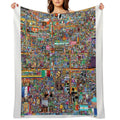 Rsquare 2022 Velvety-soft Throw Blanket