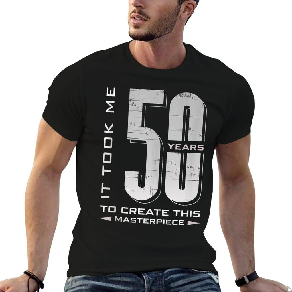 It Took Me 50 Years To Create This Masterpiece 50th Birthday  Vintage-inspired T-Shirt