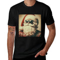 Vintage Santa Clausns Kids Boys Christmas Merry Rizzmas  Oversized Silhouette T-Shirt