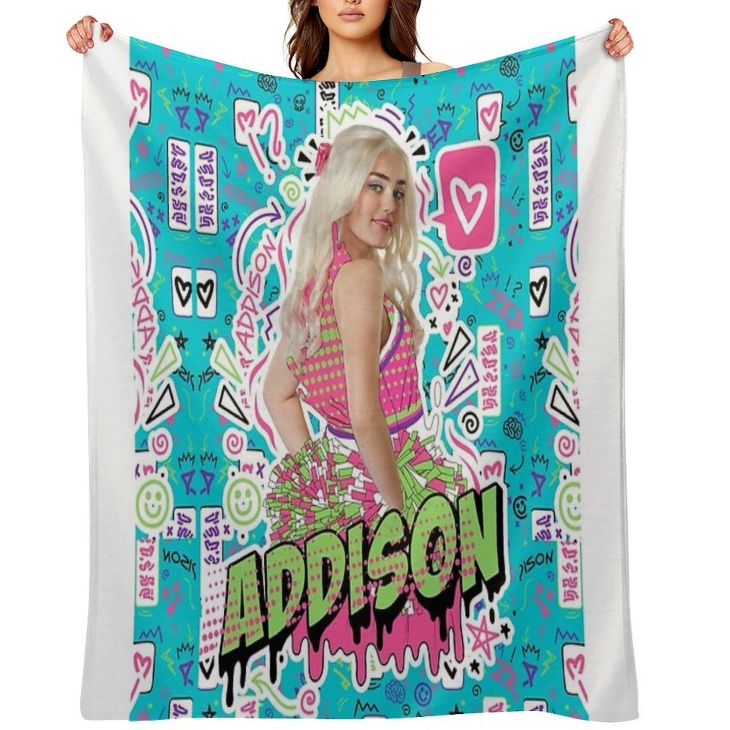 Zombies 3 1 Backpack Bag Travel-friendly Throw Blanket