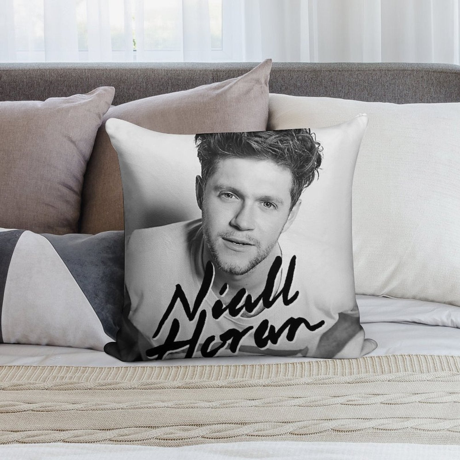 Fournal Niall North American Tour Soft Multiple Sizes Throw Pillow