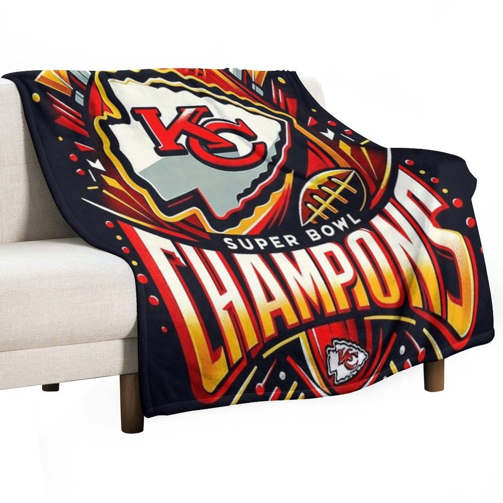 Kansas City Champions Eco-conscious Throw Blanket