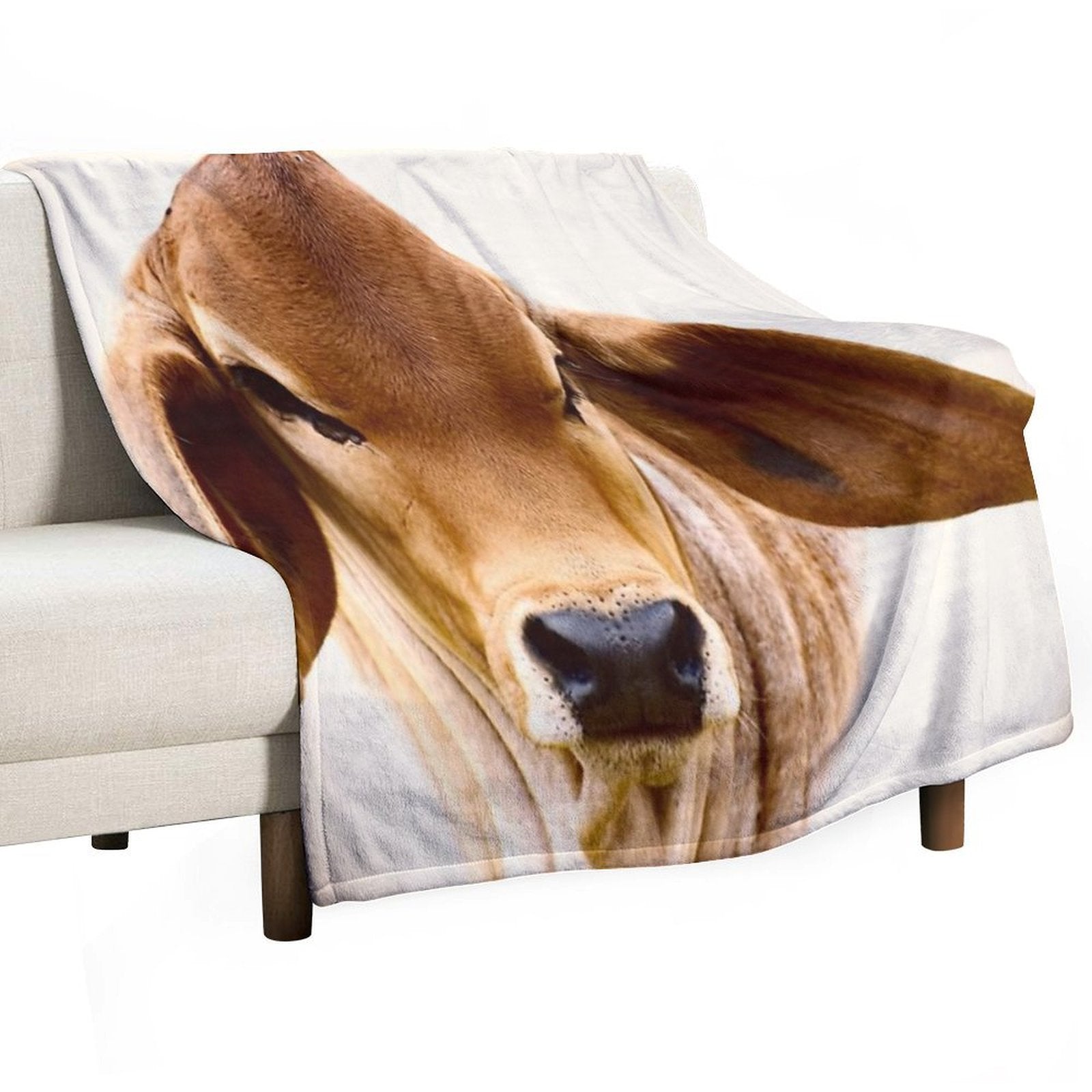 BRAHMAN CALF, Versatility Throw Blanket