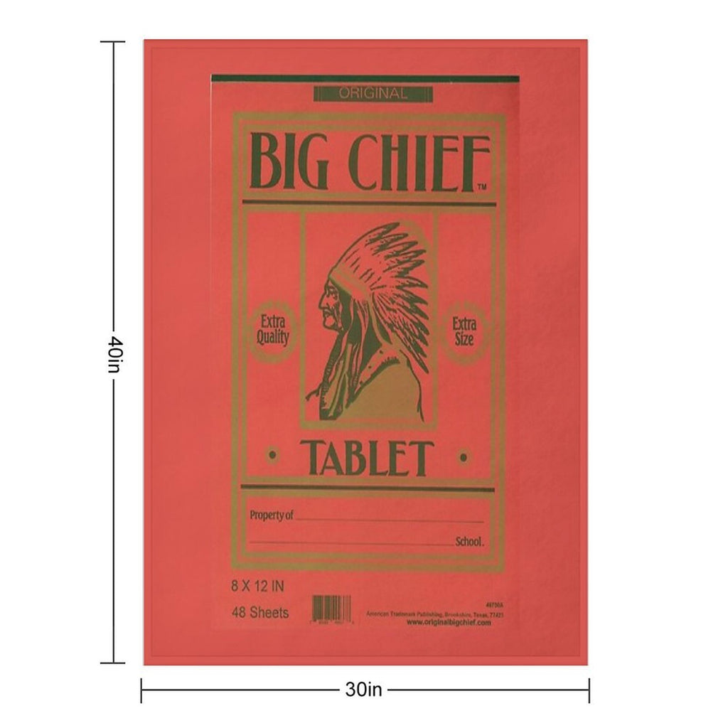 Big Chief Vintage Tablet Cover Quick-dry Throw Blanket