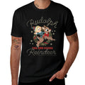 Rudolph And Hermey Country Western Rodeo Vintage Christmas  Odor-resistant T-Shirt