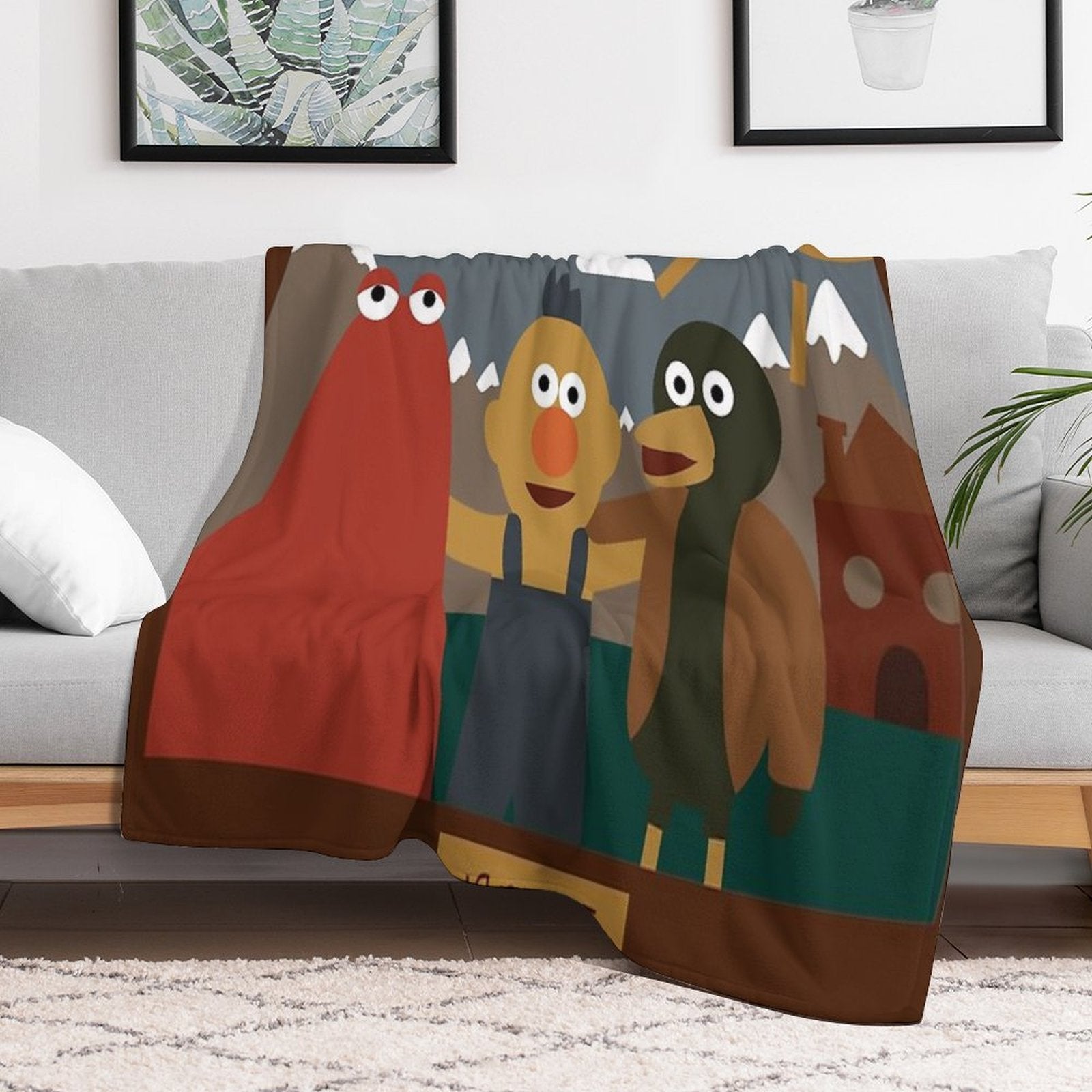 Don't Hug Me I'm Scared Minimalist Quick-dry Throw Blanket