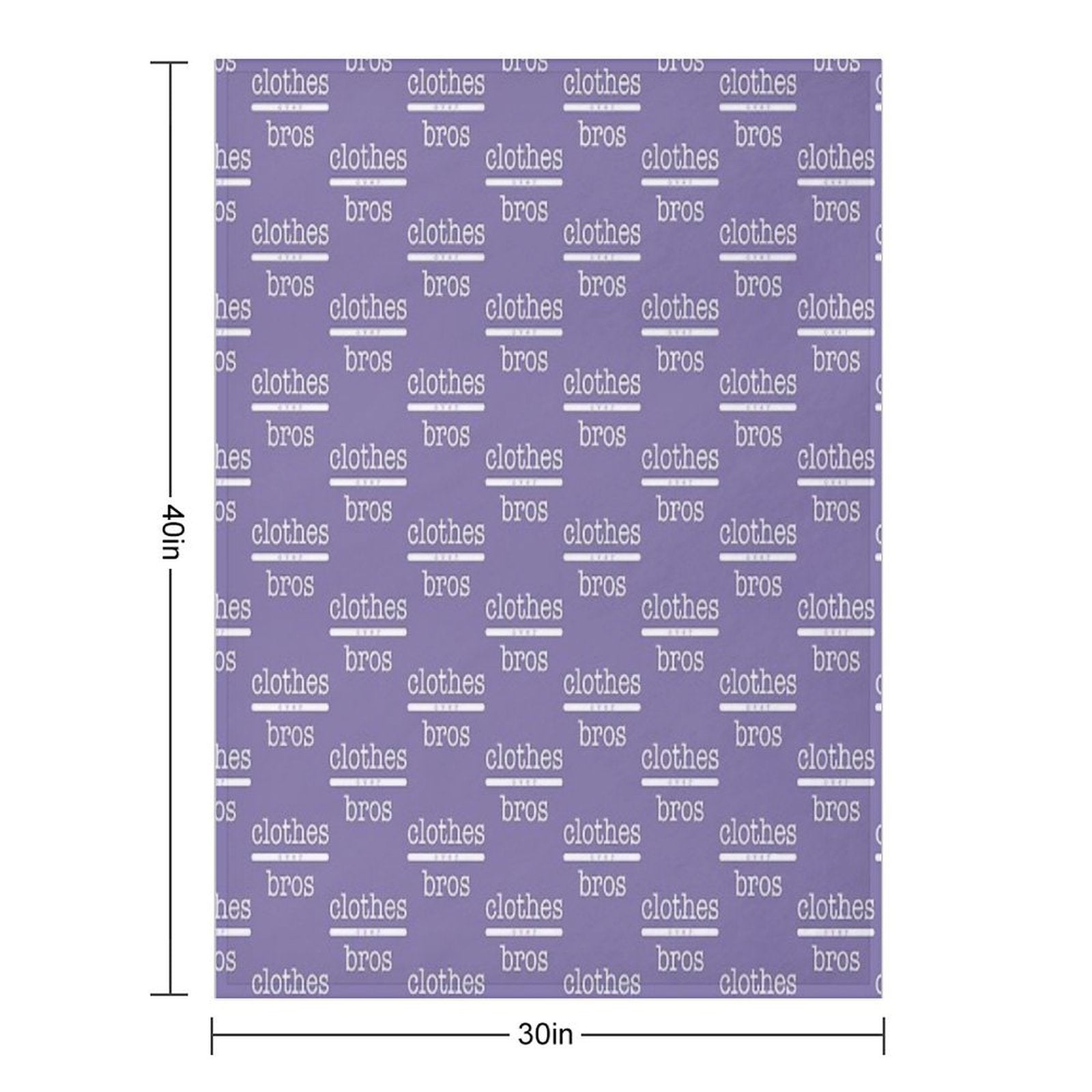 Clothes Over Bro's Shrink-resistant Throw Blanket