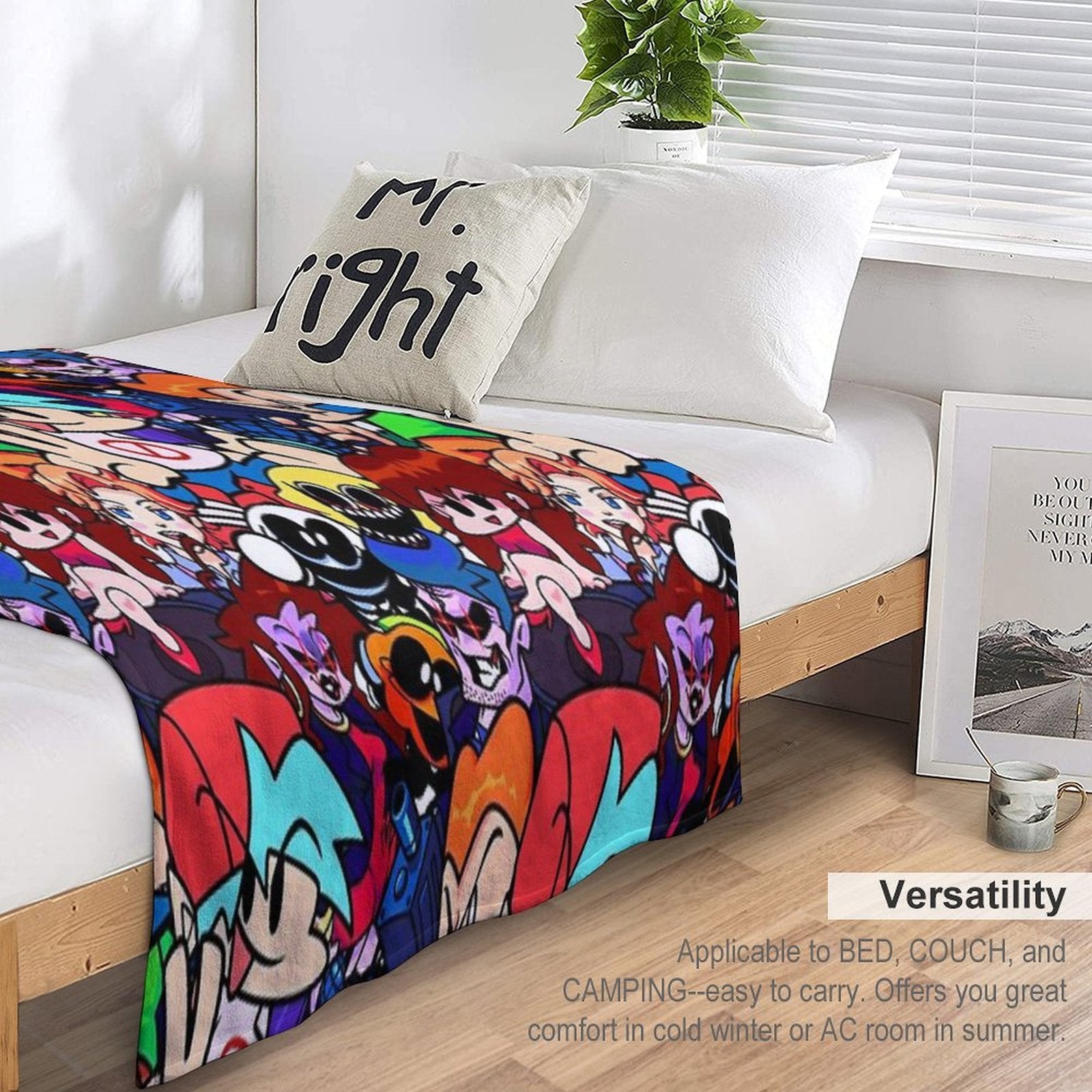 Friday Night Funkin Collage Multi-functional Throw Blanket