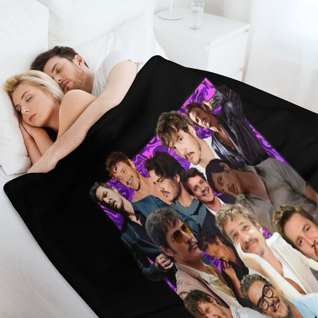 Pedro Pascal Velvety-soft Throw Blanket