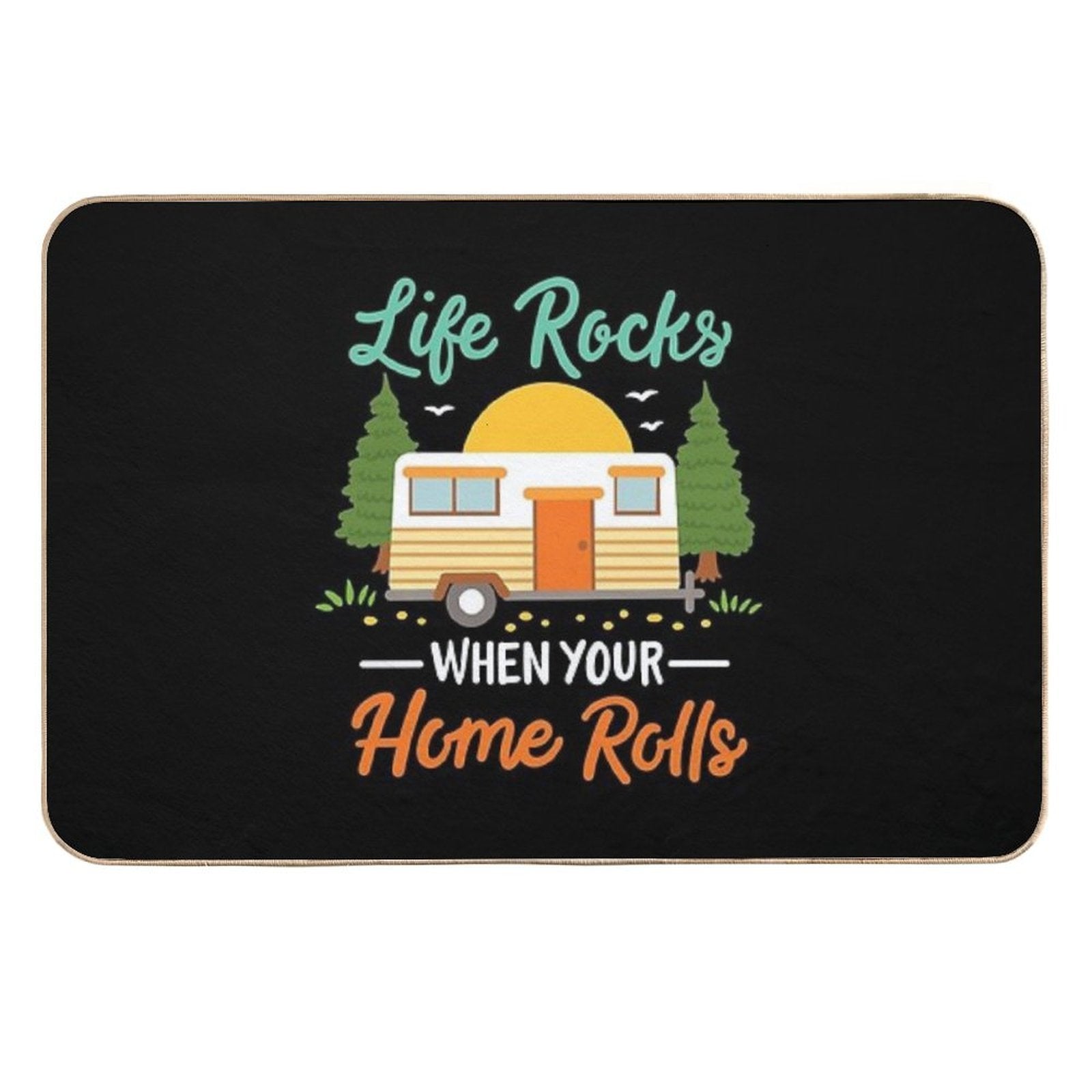 RV Camping RV Camper  Versatile Bath Mat