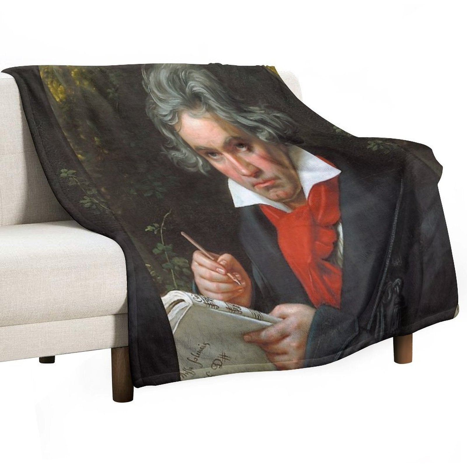Ludwig Van Beethoven Lightweight Throw Blanket