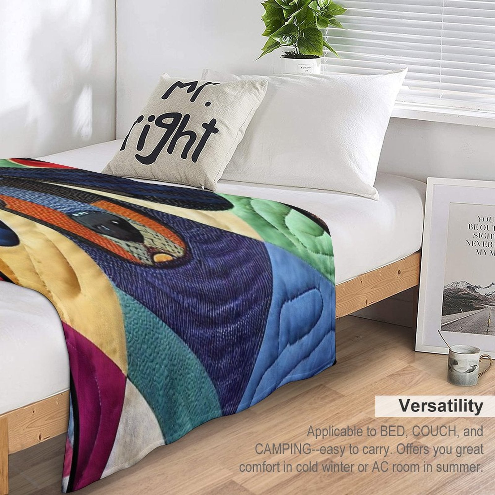 Dachsund Patchwork Quilt Durable Throw Blanket