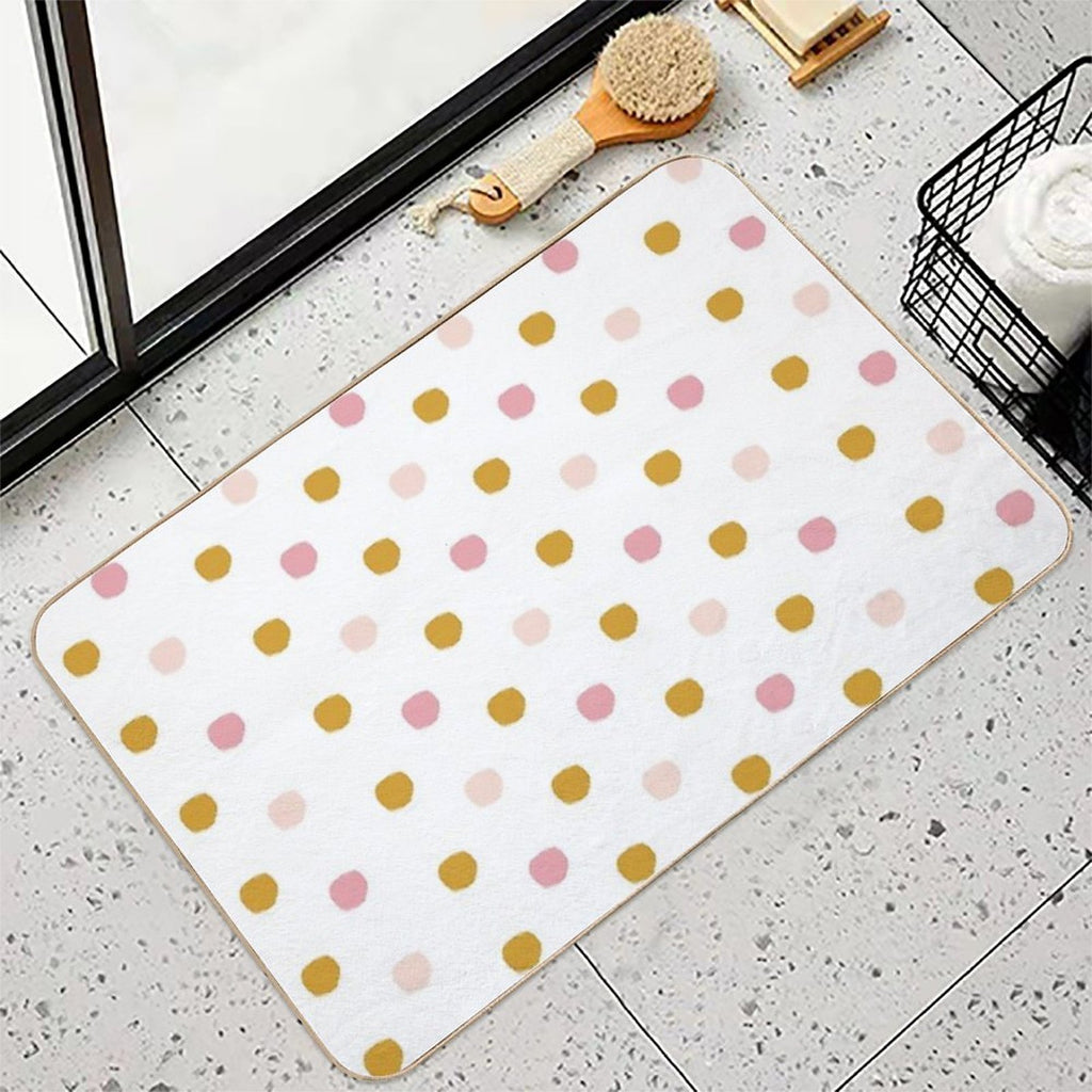 Dots  Repositionable Bath Mat
