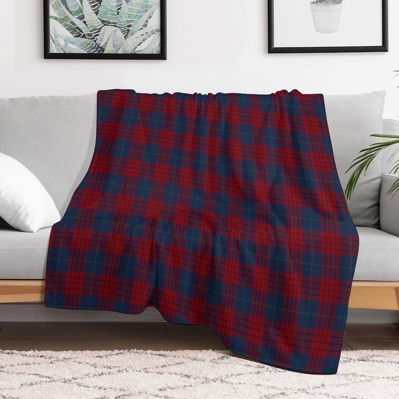 Clan Robinson Tartan Lightweight Throw Blanket