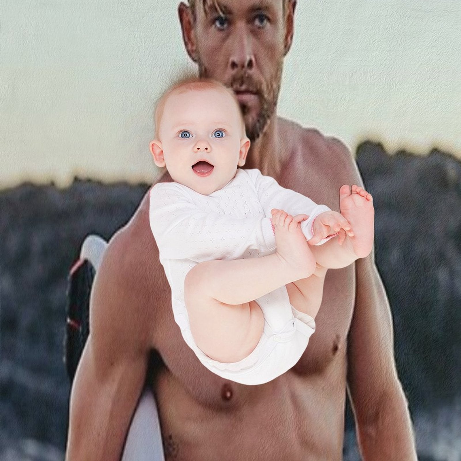 Chris Hemsworth Compact Throw Blanket